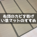 布団のカビと湿気対策「い草マット」